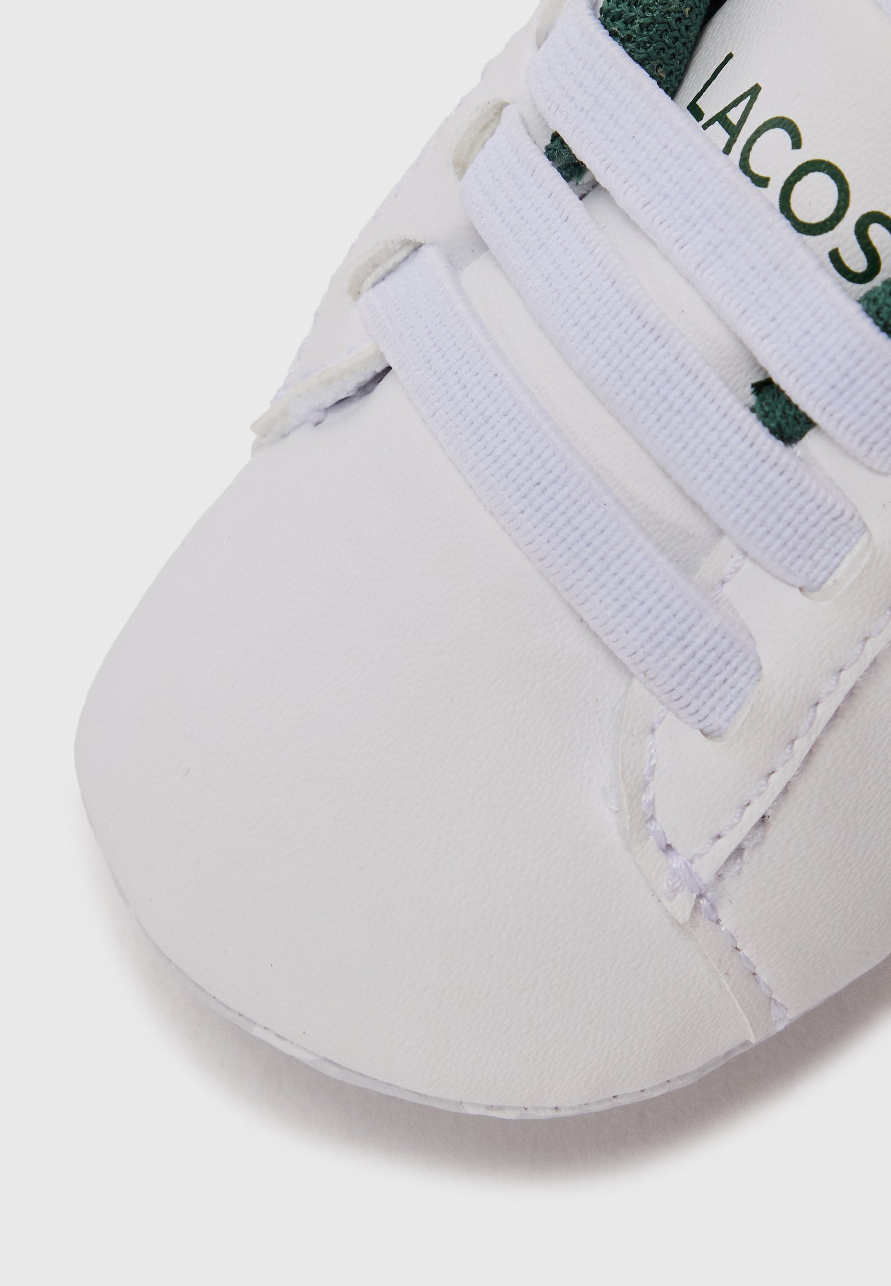 Lacoste CARNABY UNISEX - Pirmieji bateliai - balti/tamsiai žali