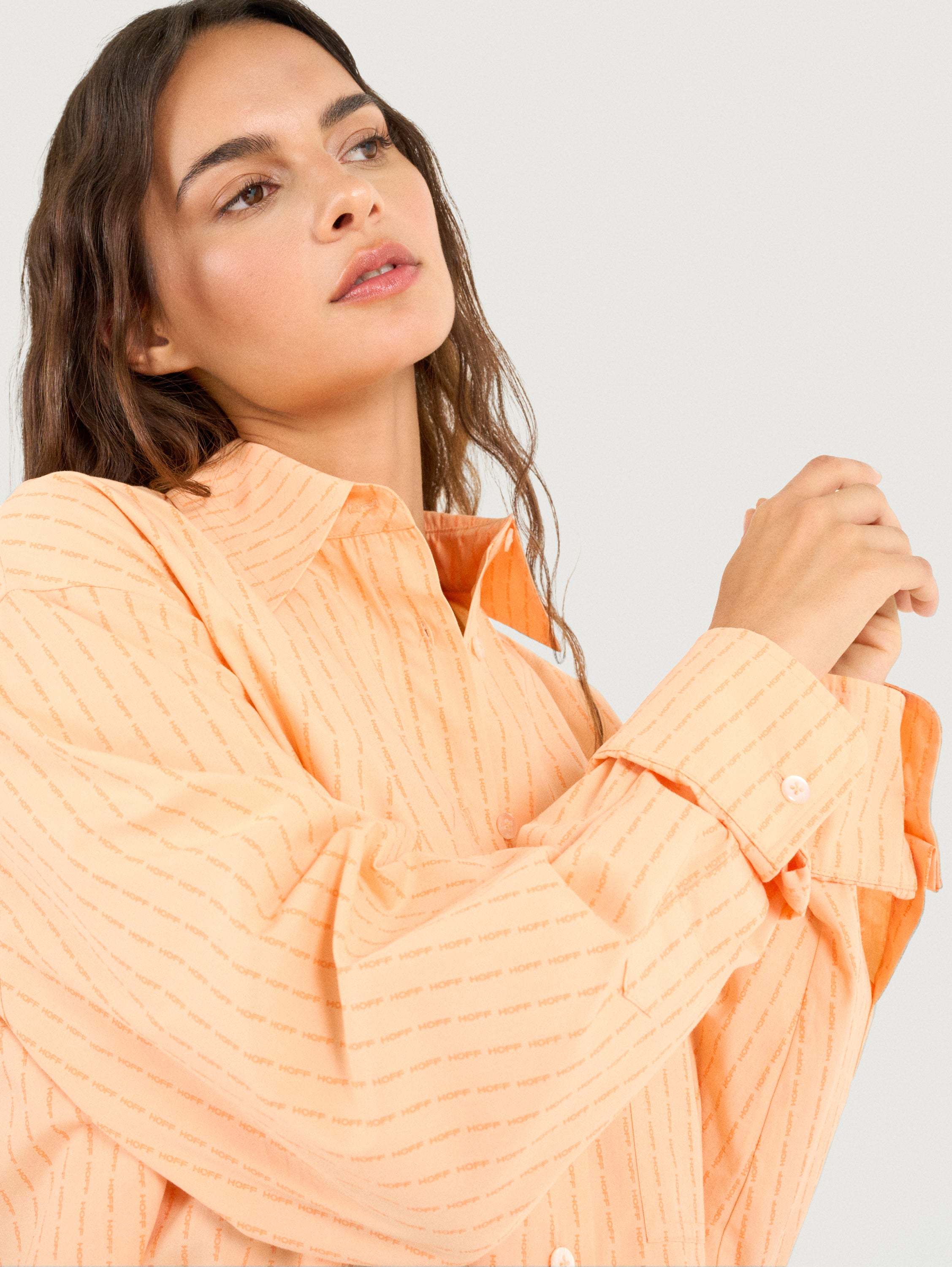 CAMISA LOGO HOFF HAWAII NARANJA