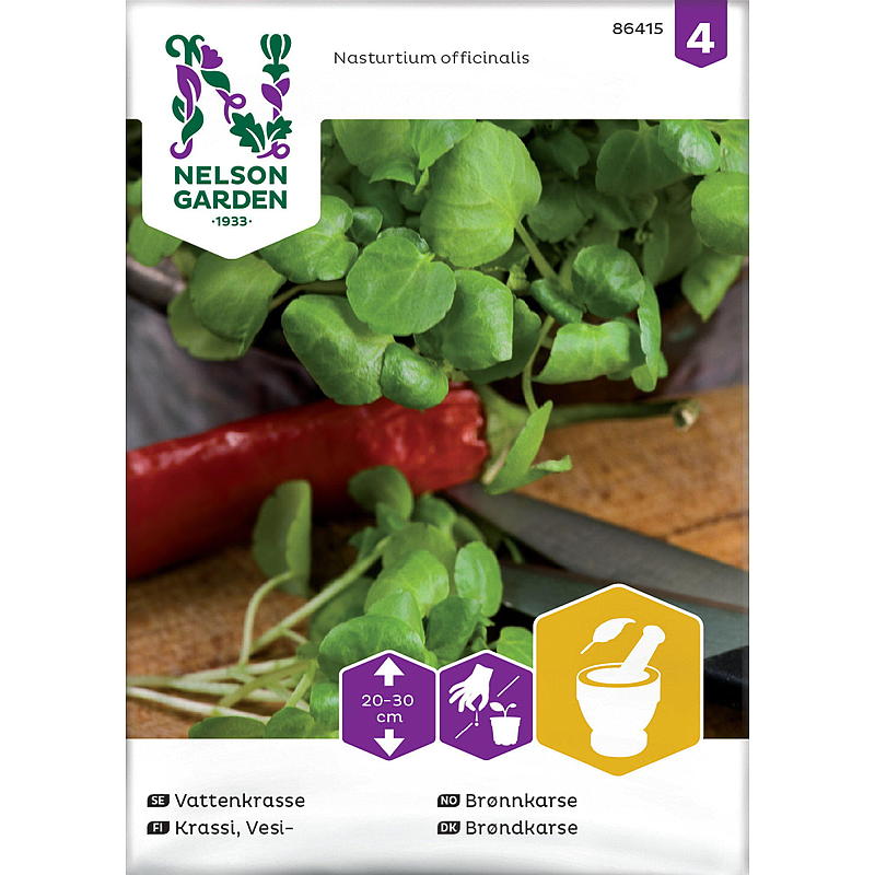 Semi di crescione per il giardino Nelson
