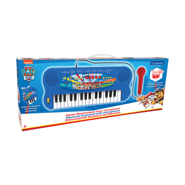 Tastatură electronică Patrula Cățelușilor cu microfon