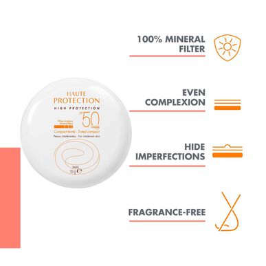Avène Sun Care sävytetty aurinkovoidepakkaus Beige SPF50 mineraaliaurinkovoidepakkaus, beige, 10 g