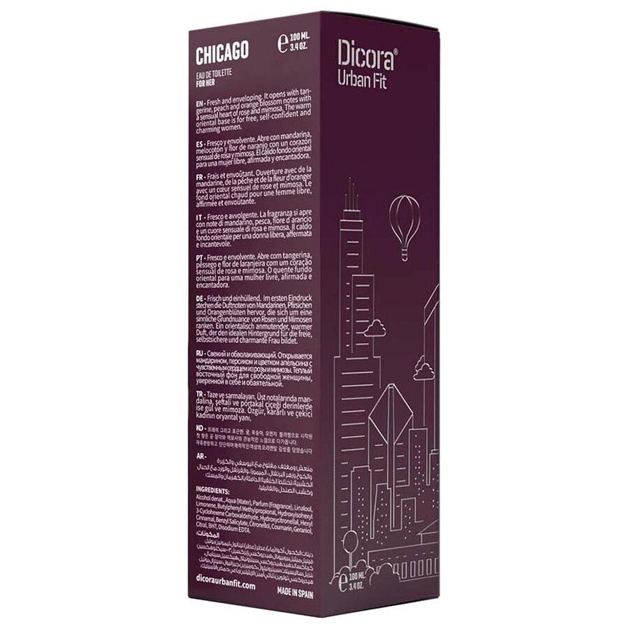 Dicora Urban Fit tualetinis vanduo Chicago Chicago - 100 ml
