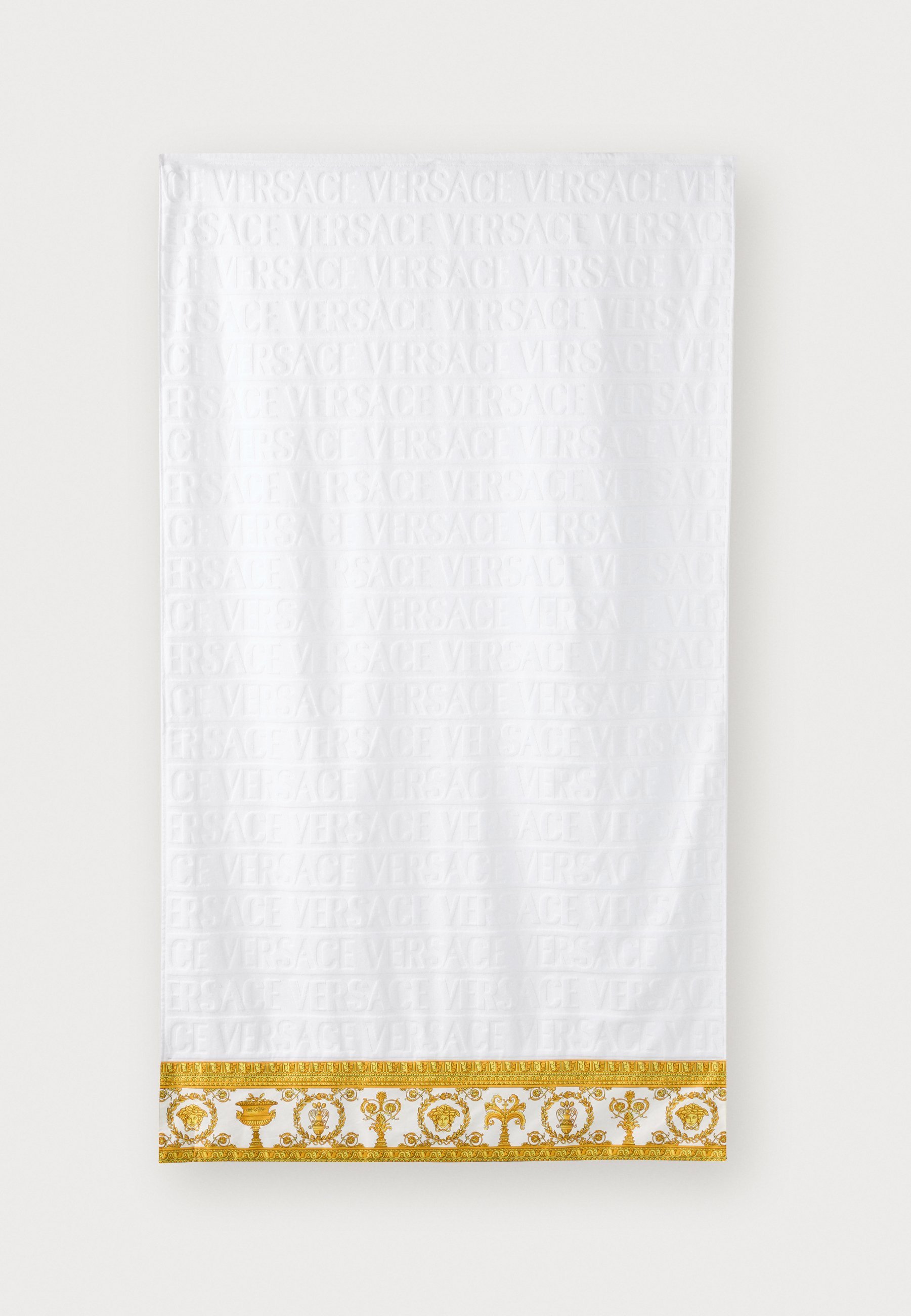 Versace BATH TOWEL I HEART BAROQUE - Plážová osuška - bílá/zlatá