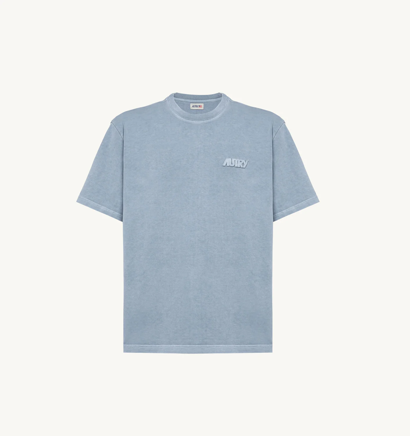 SININEN PUUVILLAINEN JERSEY-T-PAITA, RENTO FIT