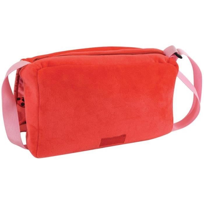 JEMINI Miraculous Sac besace à bandoulière Lady Bug +/- 26 cm - Pour enfant