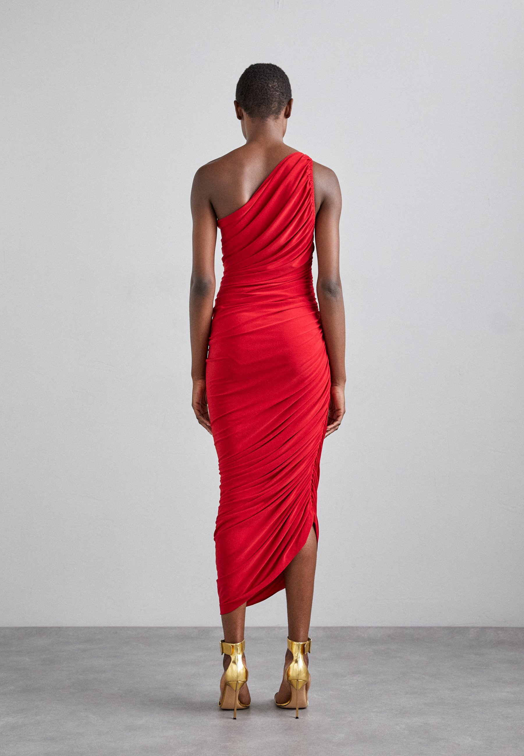 Robe de cocktail/de soirée rouge Norma Kamali DIANA GOWN - Rouge