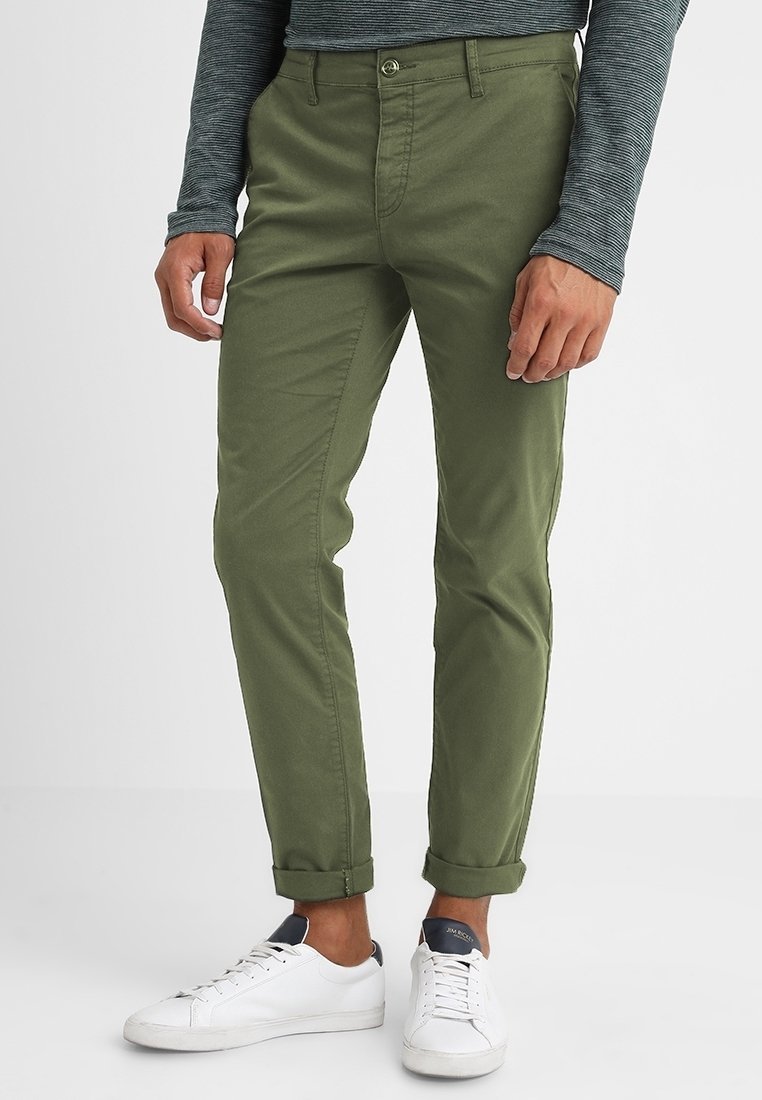 Pier One Chino's - donkergroen