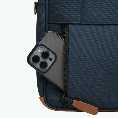 Cabaia Borsa per laptop Chicago in blu navy