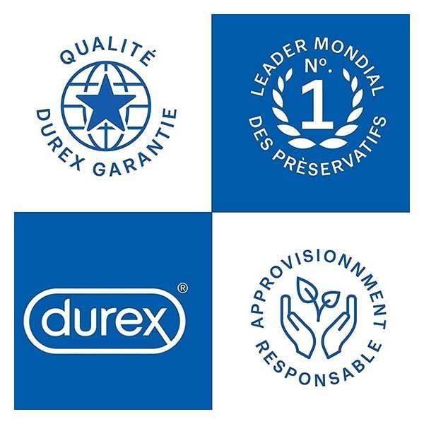 Preservativi Durex Pleasure Me - 20 preservativi con perline e nervature