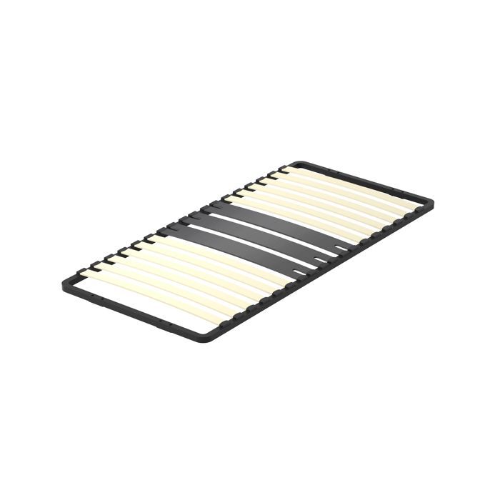 Sommier 90x190 cm 2x15 Lattes Peuplier Naturel Installation Express-TUNCCO