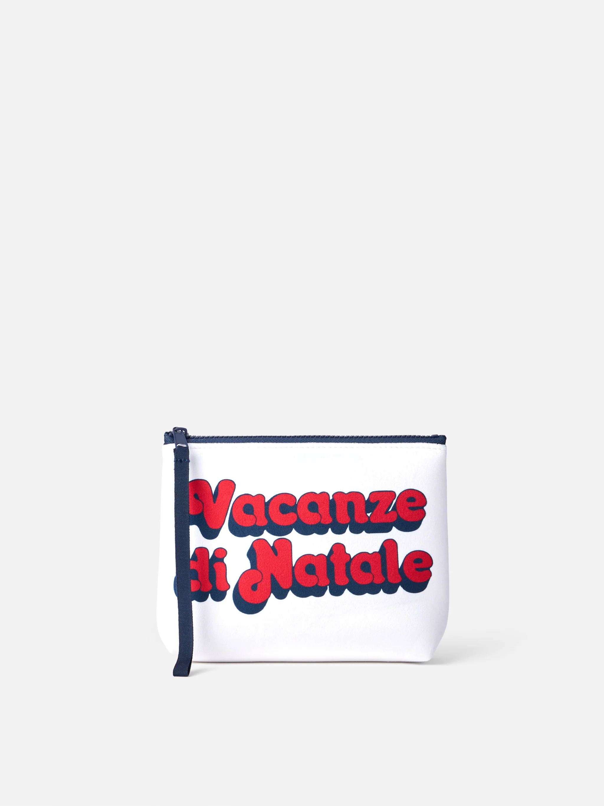 Pochette Aline in lana con stampa Vacanze di Natale | VACANZE DI NATAL