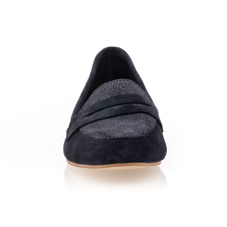 Naisten siniset loaferit/veneilykengät