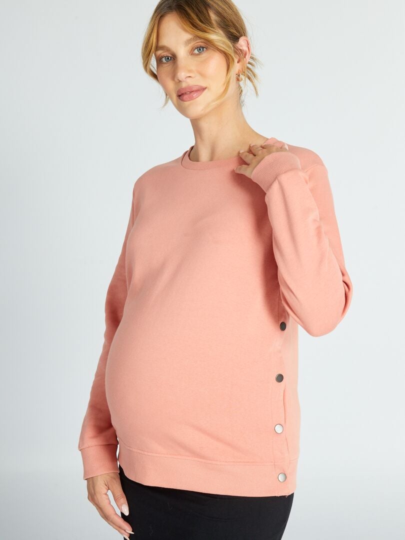 Bluza do karmienia piersią - POMARAŃCZOWA