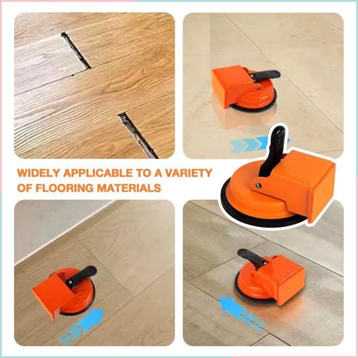 Kit de reparación de suelos con potente ventosa y base de acero de aleación ABS para suelos laminados y de madera.