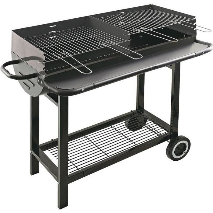 Colorado - Charcoal or Wood-Fired Barbecue with Double Grill 41x27 cm