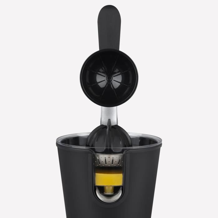 Presse agrumes - HKOENIG - AGR82 - Electrique - 160 W - Appareil silencieux - Noir mat et acier inoxydable
