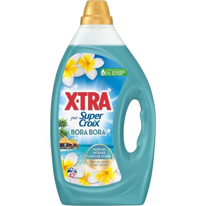 Lessive Liquide - Super Croix - Bora Bora - Fleurs de Monoï & Lait d'Aloe - 252 Lavages