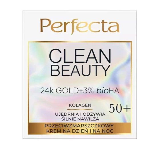 Perfecta Clean Beauty przeciwzmarszczkowy krem na dzień i na noc 50  50ml