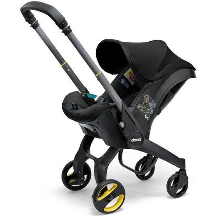 DOONA - Doona-i I-Size 2-in-1 Autositz und Kinderwagen, Nitro Black