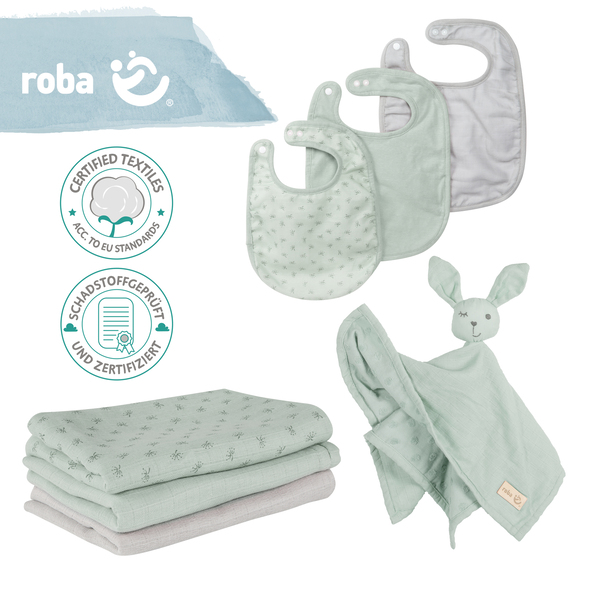 Baby Geschenkset Essential, grün