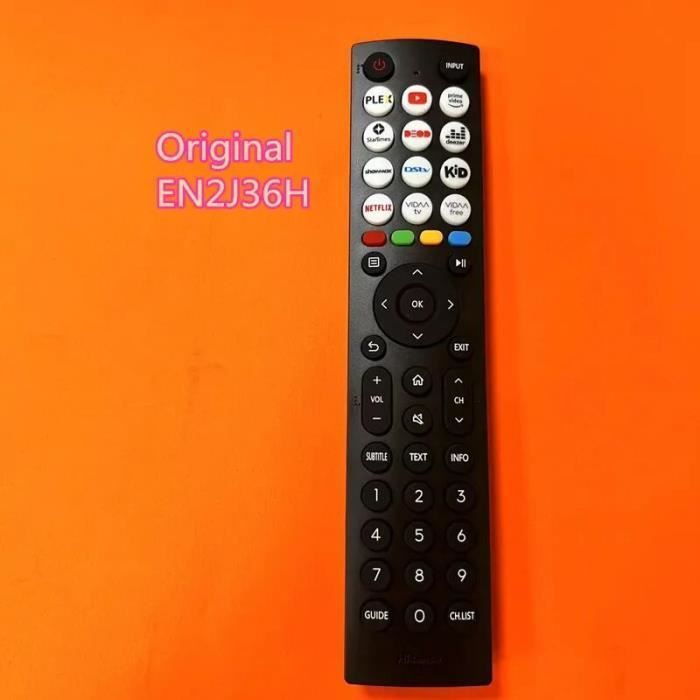 Mando a distancia original para Hisense Smart TV VIDAA LCD LED, EN2N36H, EN2P36H, 2Q36H, 2J36H, 55U8HAU, 55E7HQ, 50E77HQ- EN2J36H[E86]