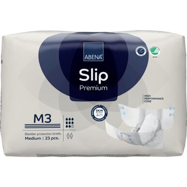 Abena Slip Premium High Performance Core Medium pustende inkontinensbleie 23 enheter 23 enheter