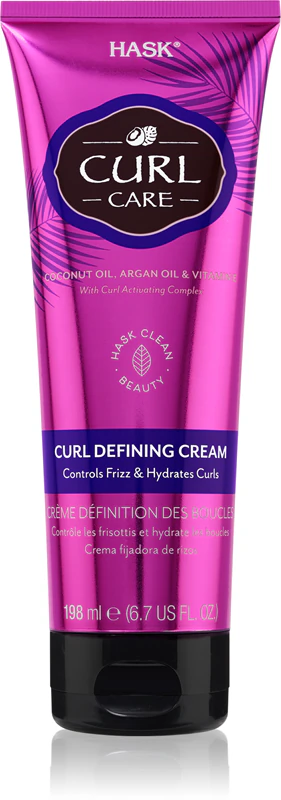 Creme Definidor HASK Curl Care para Cabelos Cacheados e Ondulados