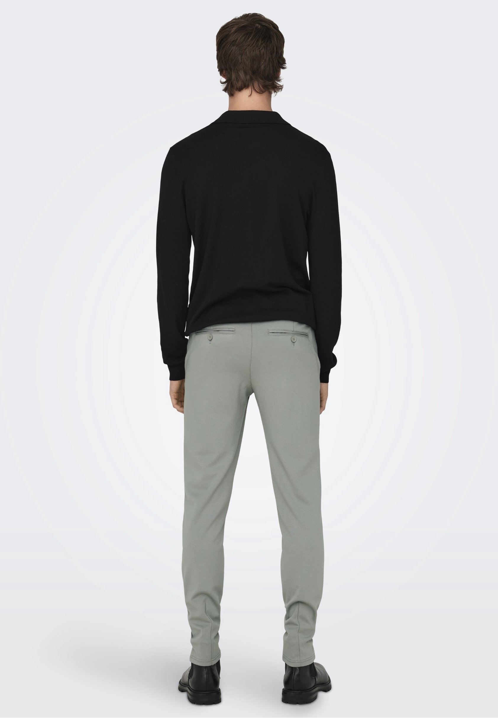 Pantalon chino Only & Sons - gris