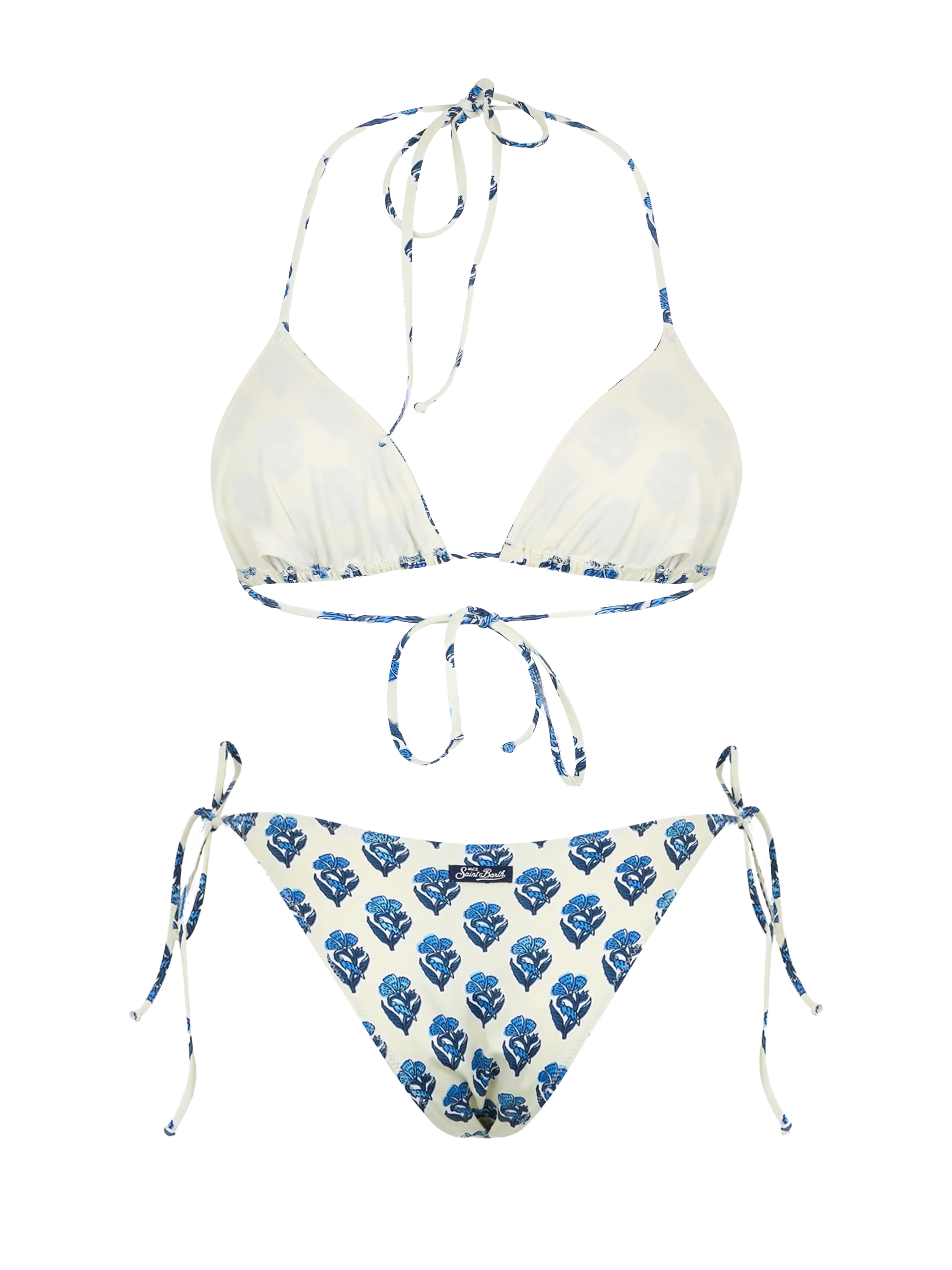 Leah Virgo Jaipur Flowers Triangle Bikini Set voor Dames
