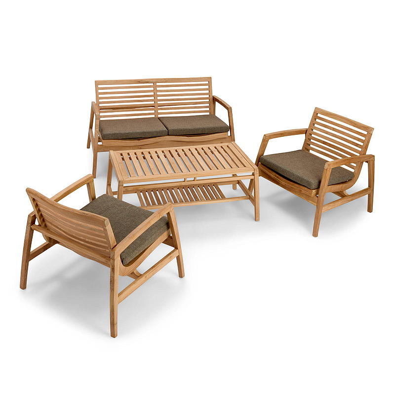Home Sofa-Gruppe Teak, Greve