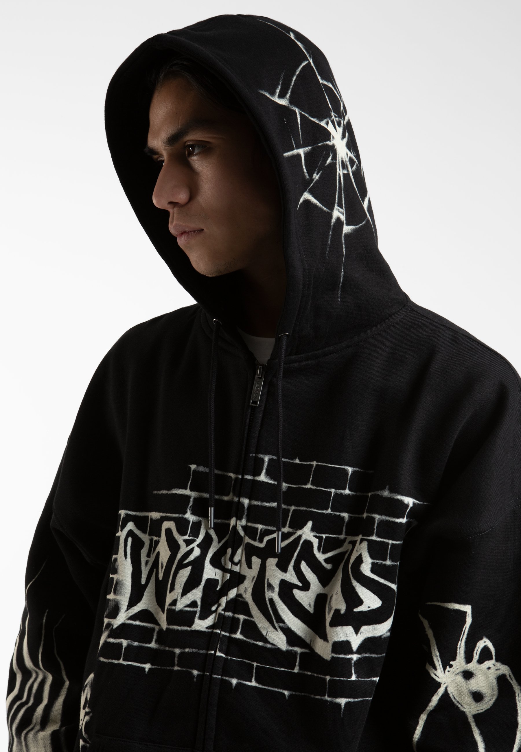 Wasted Paris UNISEX - Sweatshirt met rits - zwart