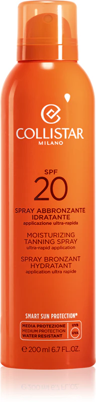 Collistar Special Perfect Tan hydratační sprej na opalování SPF 20