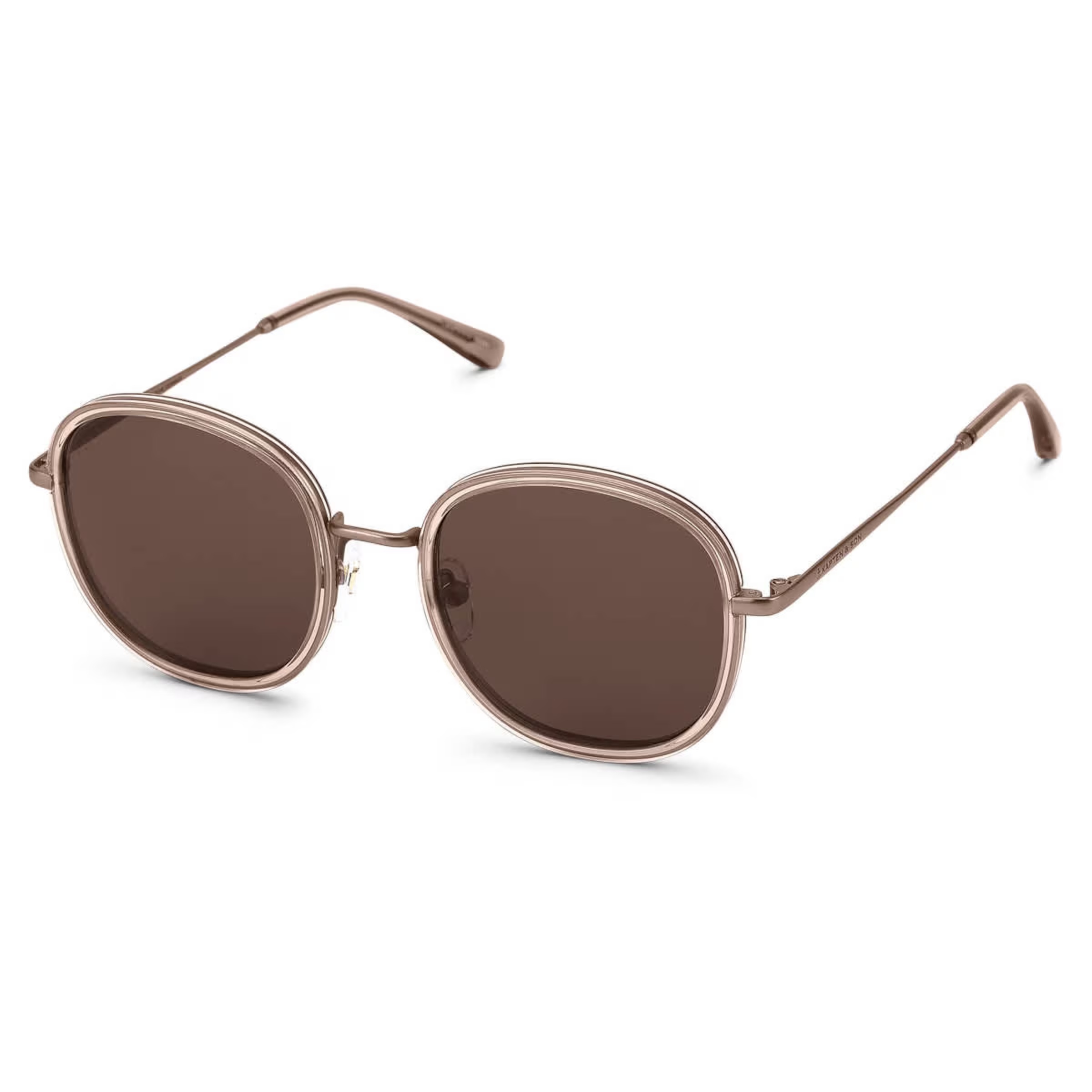 Amsterdam Grand brun noisette transparent
