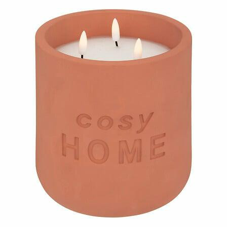 ŚWIECZKA LED So Cosy terracotta BETONOWA na baterie