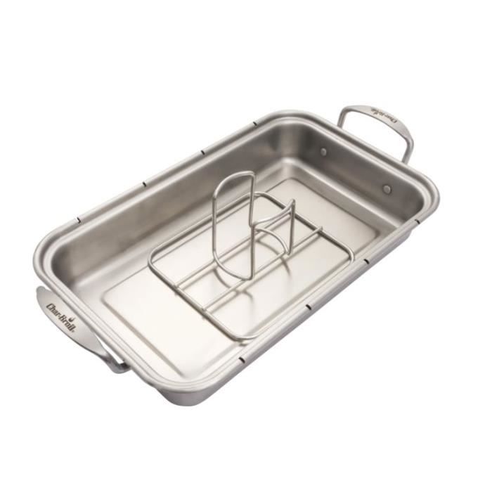 Soporte para asador de pollo GRILL+® - CHAR-BROIL - Accesorio para barbacoa - Acero inoxidable