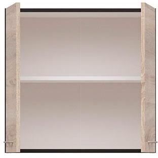 JUNONA kast van 60 cm hoog - 2 deuren - Sonoma eikenhout