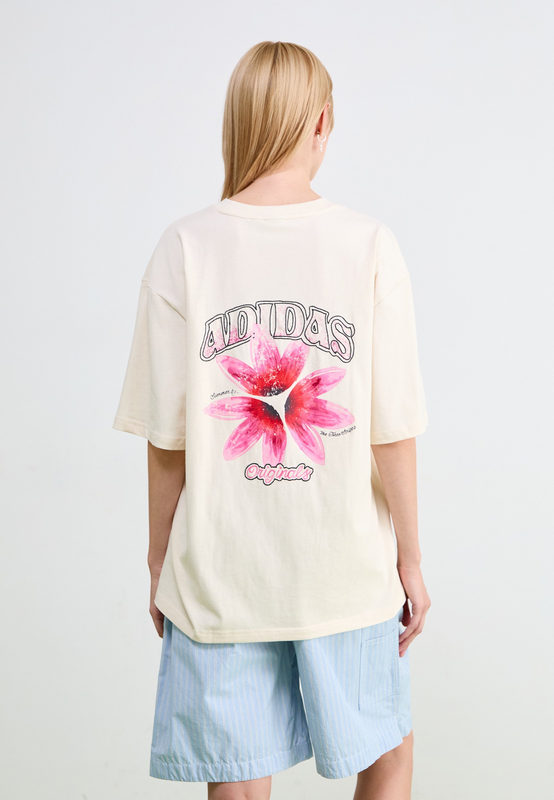 adidas Originals T-shirt - T-shirt met print - wit