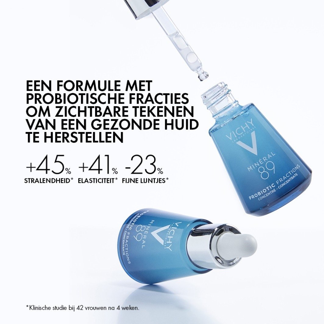 Vichy drėkinamasis serumas su mineralais 89 probiotikų frakcijomis, koncentratas, 30 ml