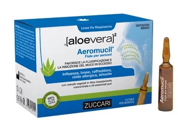 ZUCCARI Aloevera2 Aeromucil 10F 5 ml Salud respiratoria
