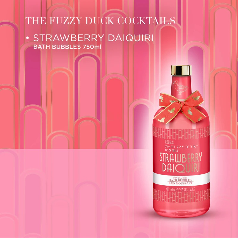 Baylis & Harding The Fuzzy Duck Cotswold Cocktails pena za kopel darilna izdaja dišave jagodni daiquiri