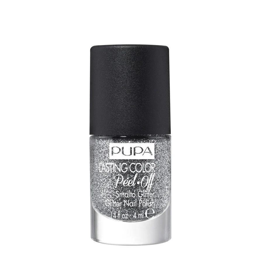 Unghie Lasting Color Peel-Off Smalto Glitter - Smalto