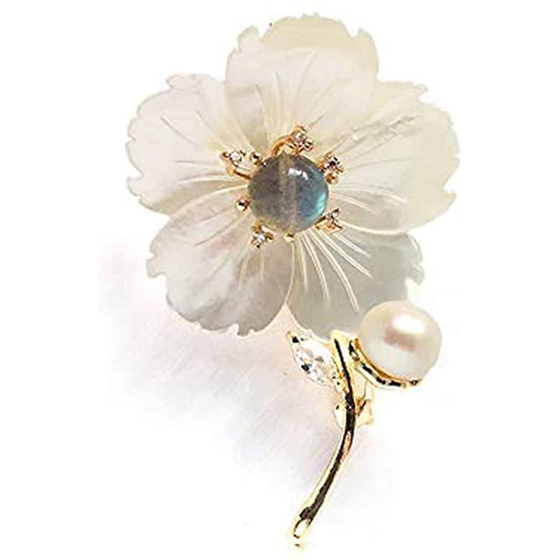 Brooches and Pins for Women with Crystal,Flower Lapel Pin Blossom Brooch Jewelry Gifts