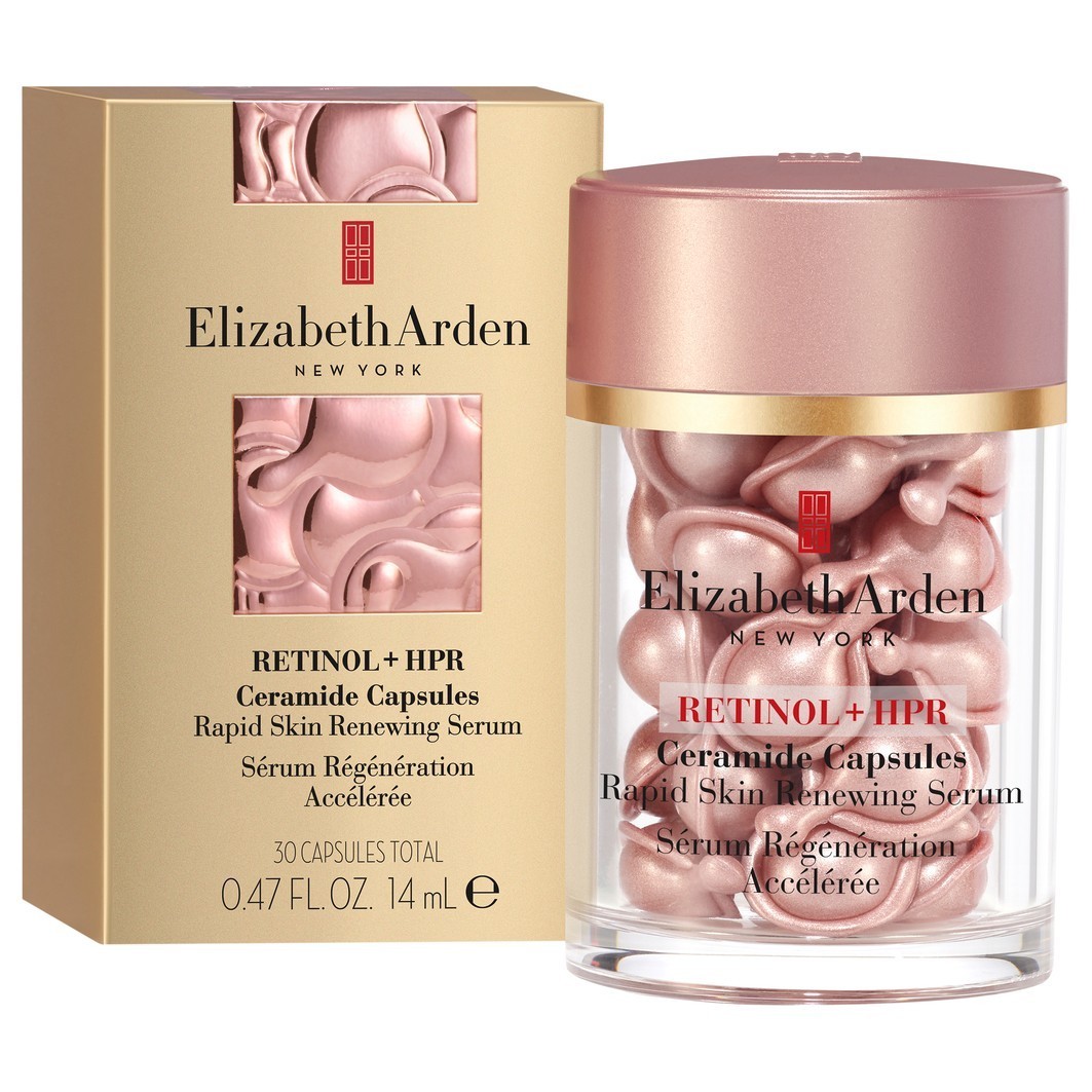 Elizabeth Arden pretnovecošanās serums ar keramīdu retinolu + HPR kapsulām - 14 ml