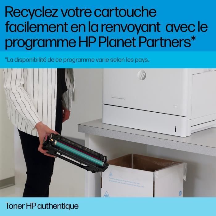 Cartuccia toner ciano HP 415A per stampanti HP Color LaserJet Pro M454 e MFP M479.