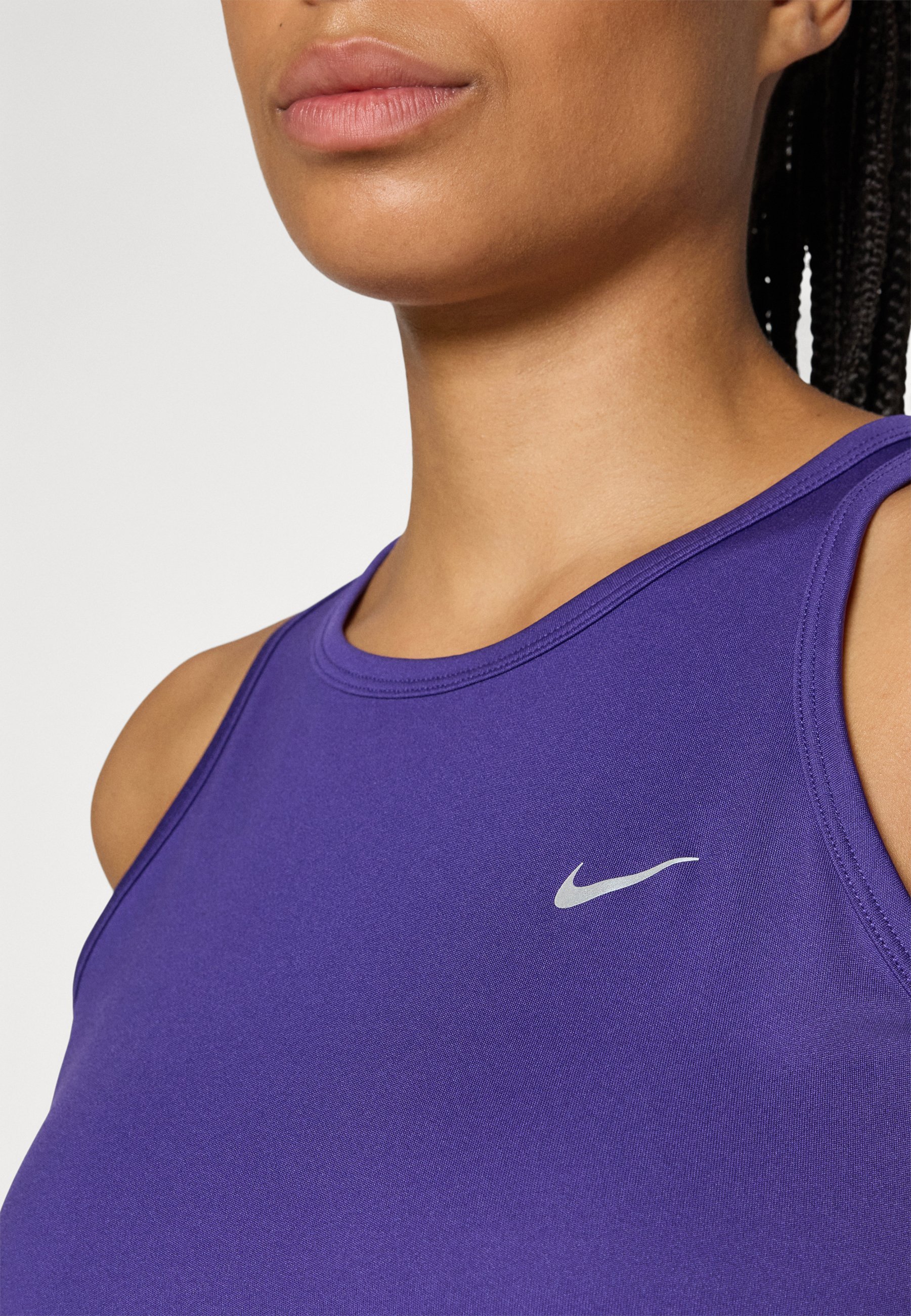 Nike Performance TEMPO TANK - Topp - lilla/hõbedane helkur