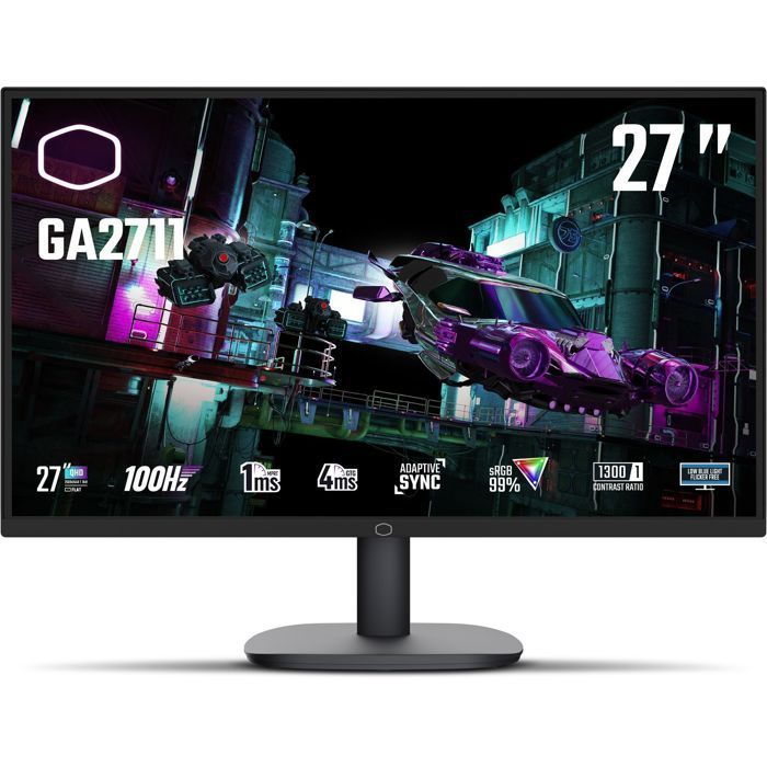 PC screen - COOLER MASTER - 27'' - QHD - 100Hz - IPS - 1ms - GA2711