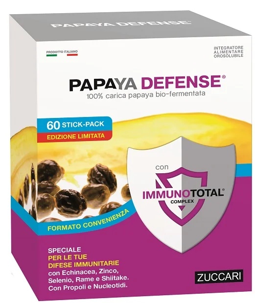 ZUCCARI Papaya Defense 60 sticks Antioxidant voedingssupplement
