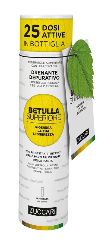 ZUCCARI Betulla Superiore 250 ml Drainage- en reinigingssupplement