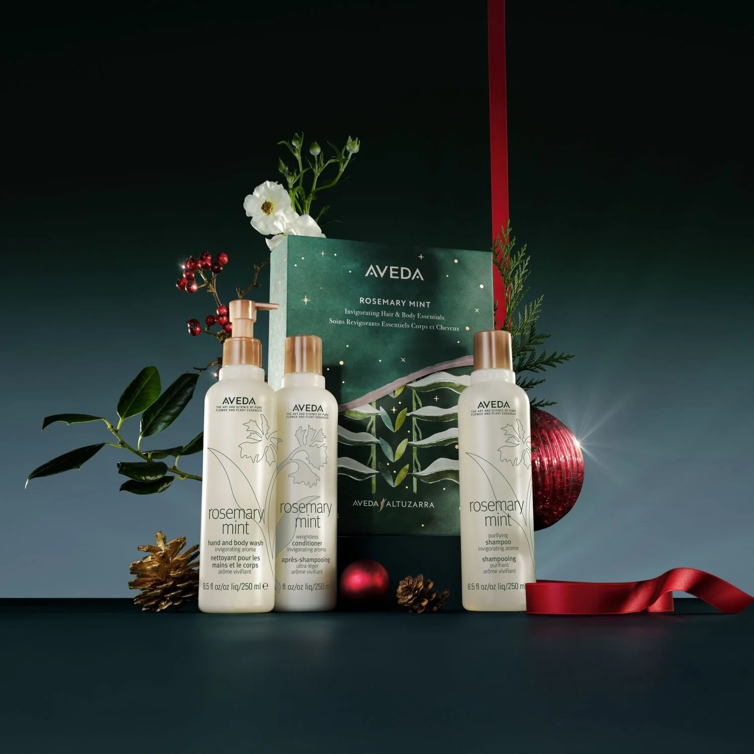 Rosemary Mint Rosemary Mint Invigorating Essentials - Cofanetti per Capelli, Cofanetto Corpo