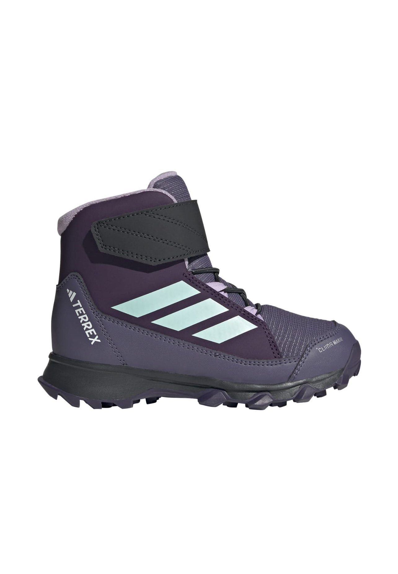 Adidas Terrex UNISEX - Vinterstøvler - aurora plum/semi flash aqua/powder plum